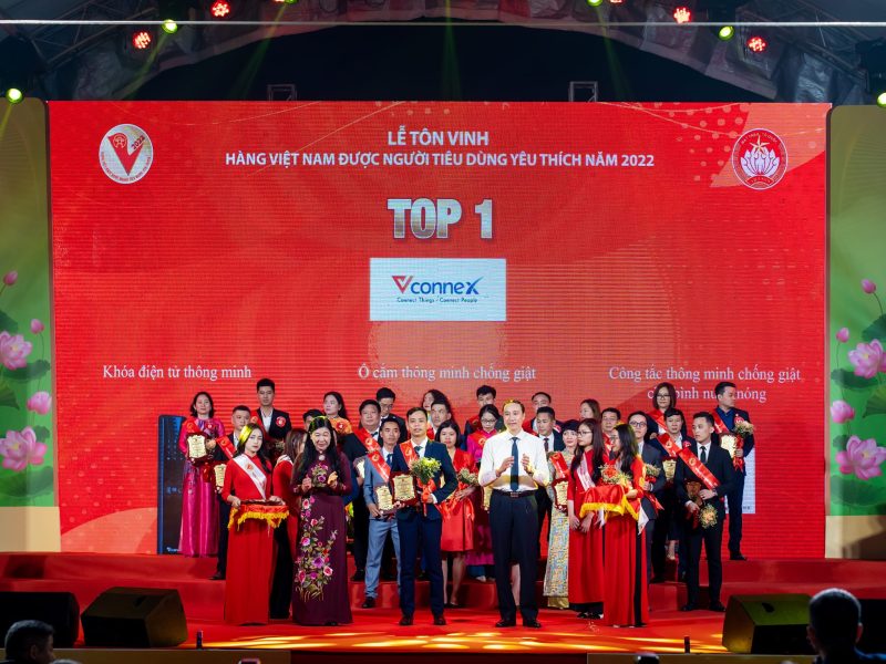 3 sản phẩm của Vconnex xuất sắc lọt top 1 Hàng Việt Nam được người tiêu dùng yêu thích 2022