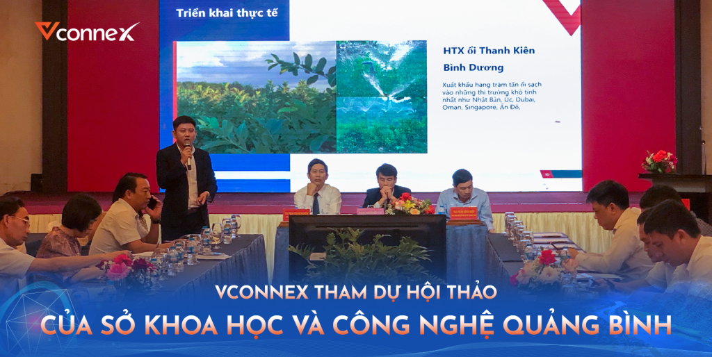 Vconnex tham luận tại hội thảo của Sở Khoa học và Công nghệ tỉnh Quảng Bình