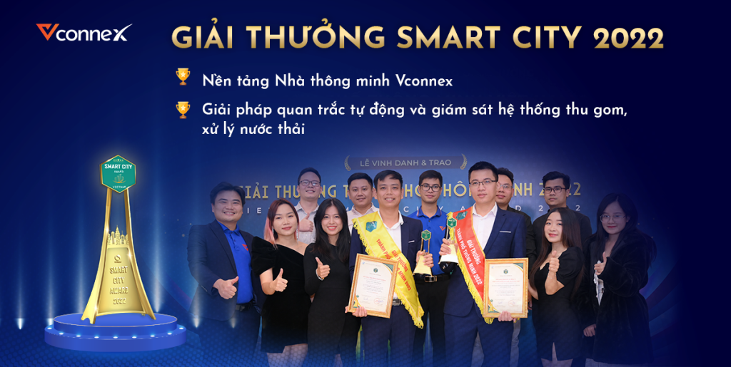 Vconnex xuất sắc giành hai giải thưởng tại Smart City 2022, chứng minh năng lực công nghệ dẫn đầu