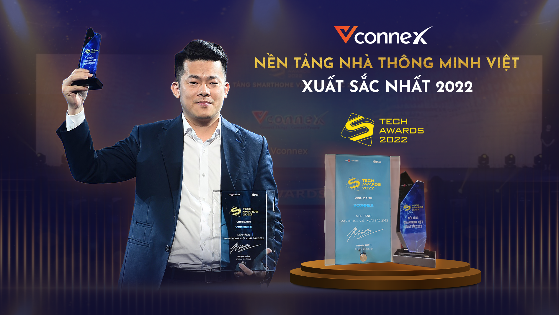 Vconnex đạt giải cao nhất Tech Awards 2022, vượt nhiều đối thủ smarthome