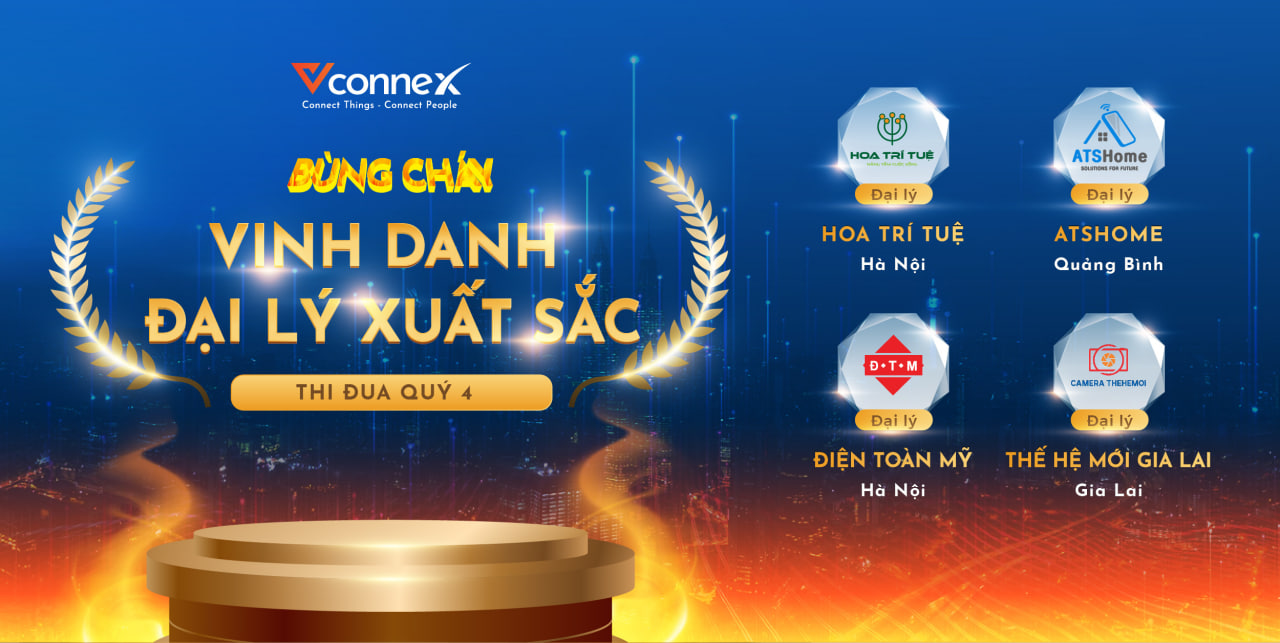 Vconnex vinh danh Đại lý xuất sắc Quý IV 2022