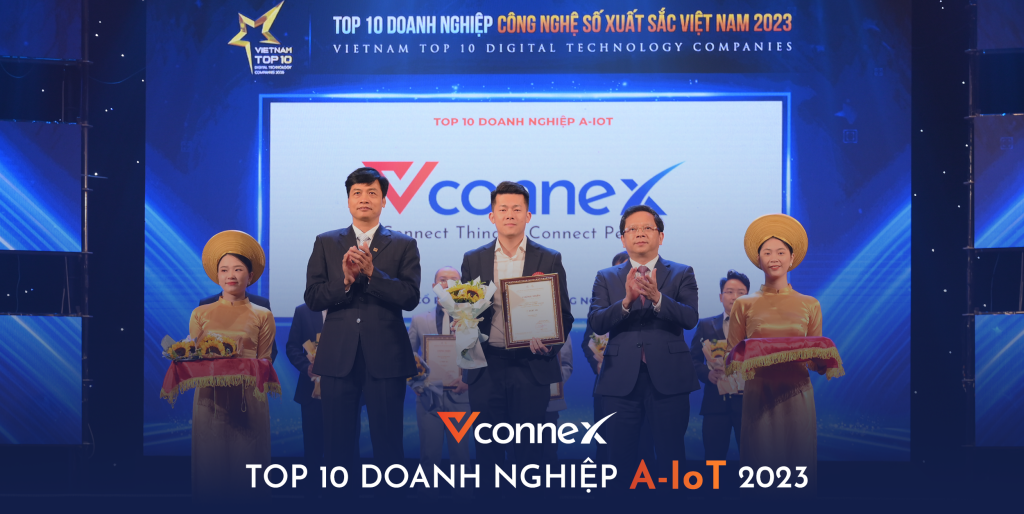 Vconnex là một trong 10 doanh nghiệp A-IoT Việt xuất sắc nhất năm 2023