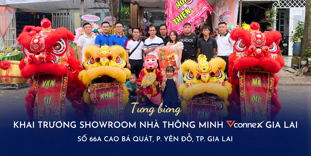 Tưng bừng khai trương showroom Nhà thông minh Vconnex tại Gia Lai