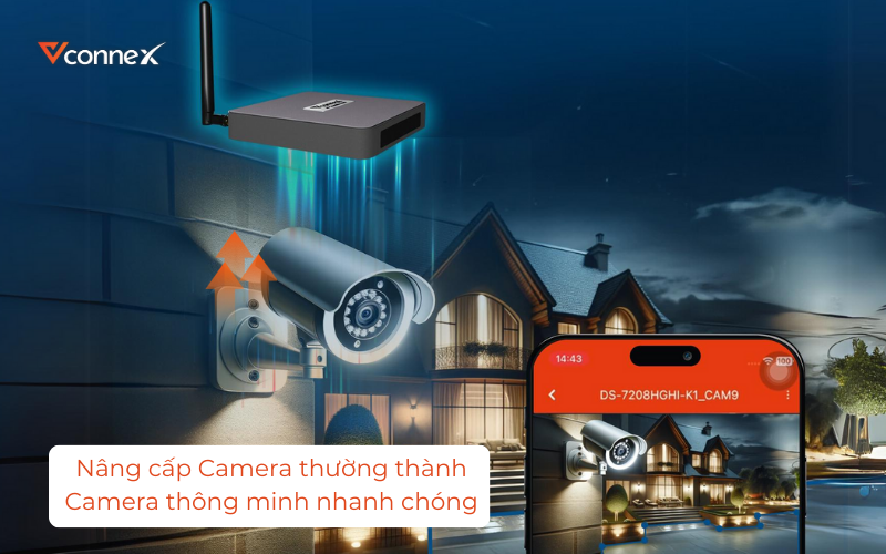 “Biến hình” Camera thường thành Camera AI thông minh nhanh chóng nhờ AI Camera Hub Vconnex