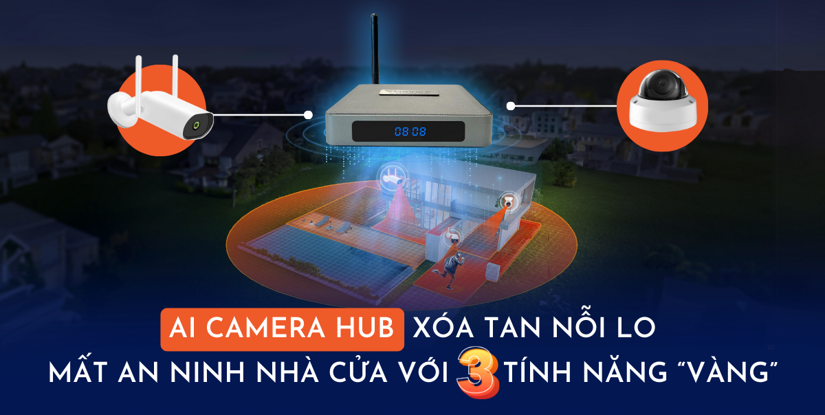 AI Camera Hub xóa tan nỗi lo mất an ninh nhà cửa với 3 tính năng “vàng” 