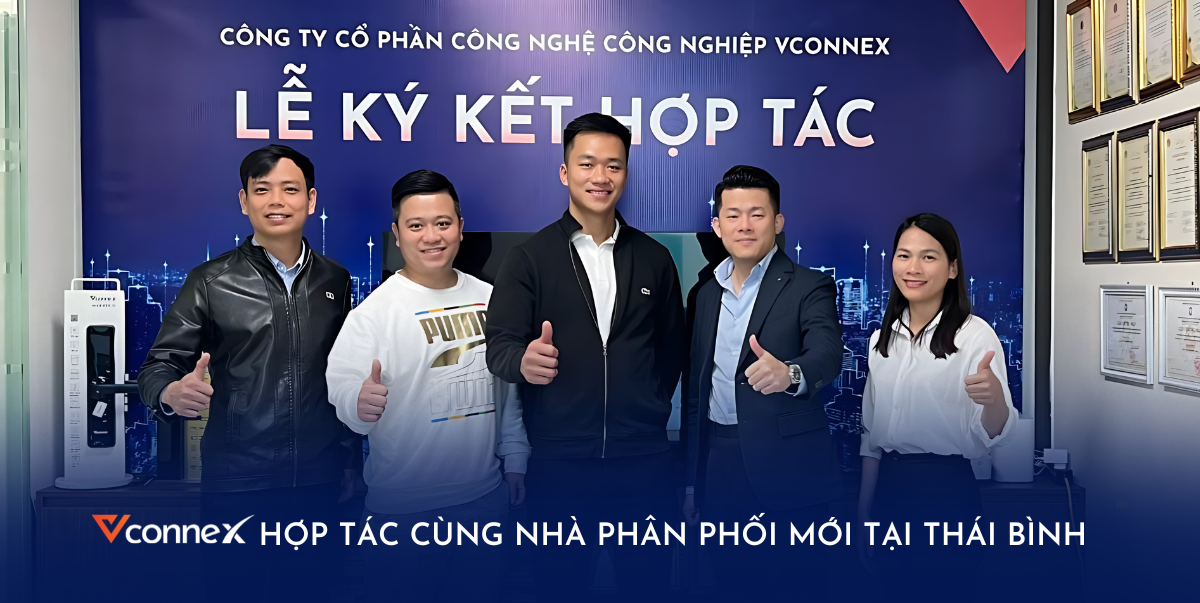 Vconnex hợp tác cùng Nhà phân phối mới tại Thái Bình