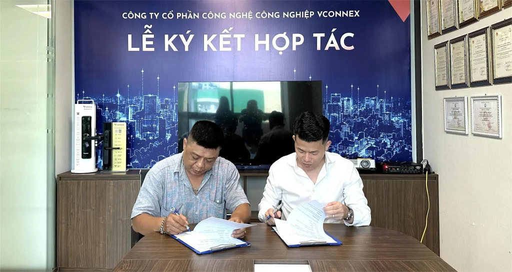 Đại lý ký hợp tác cùng Vconnex lan tỏa giải pháp báo cháy thông minh