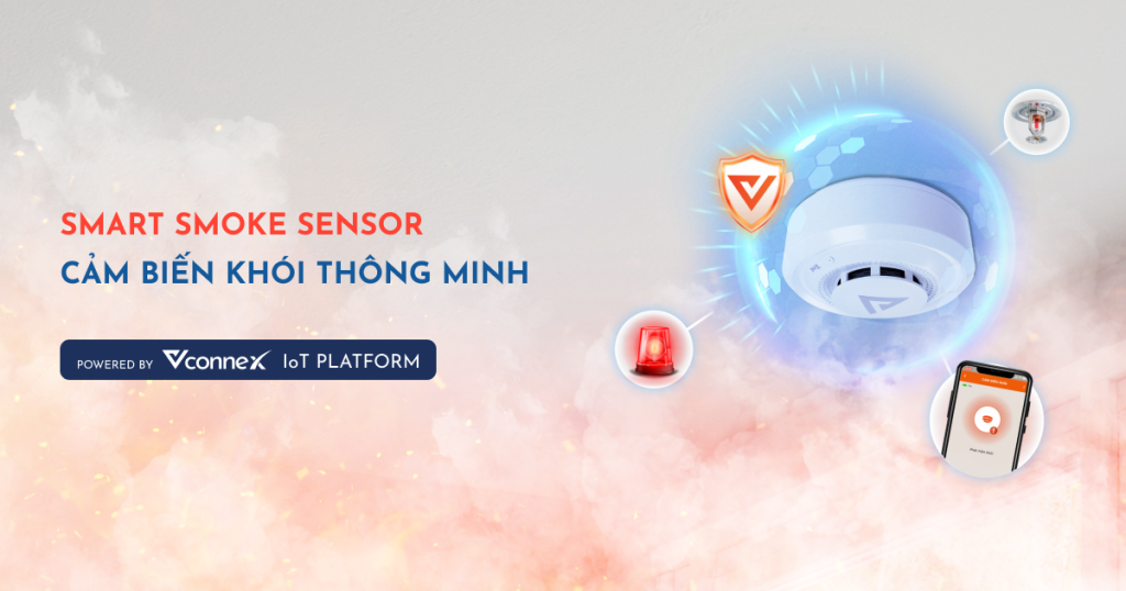 Cảm biến khói thông minh Vconnex