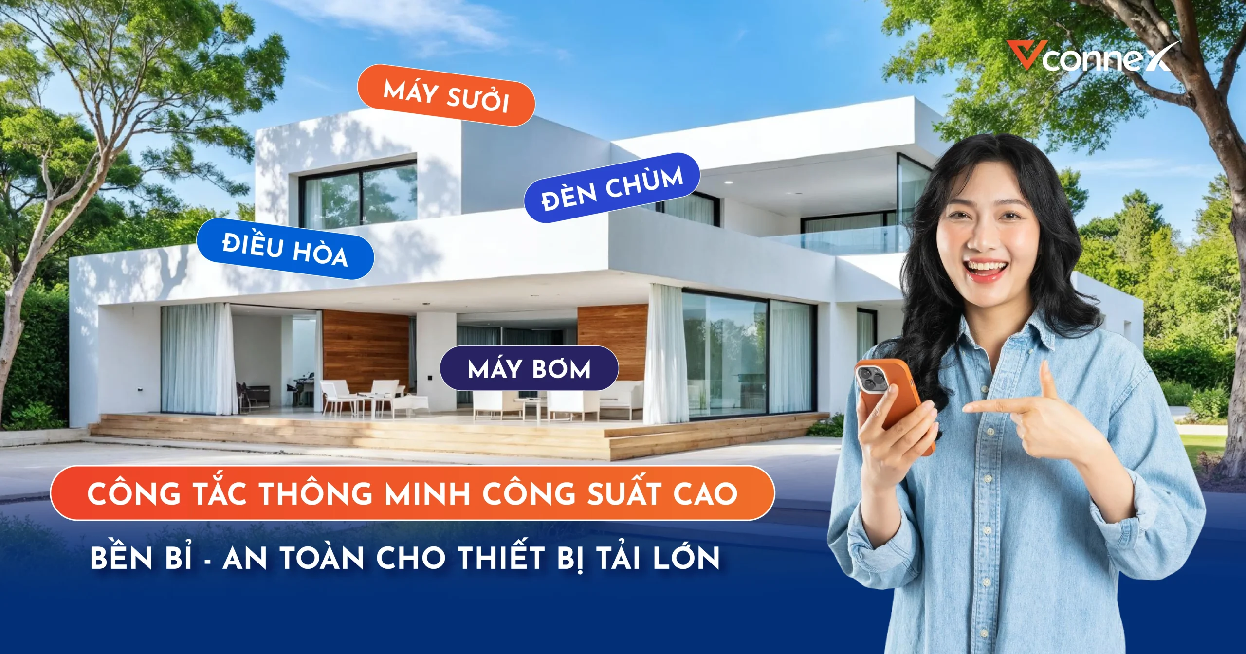 CÔNG TẮC THÔNG MINH CÔNG SUẤT CAO - BỀN BỈ, AN TOÀN CHO THIẾT BỊ TẢI LỚN