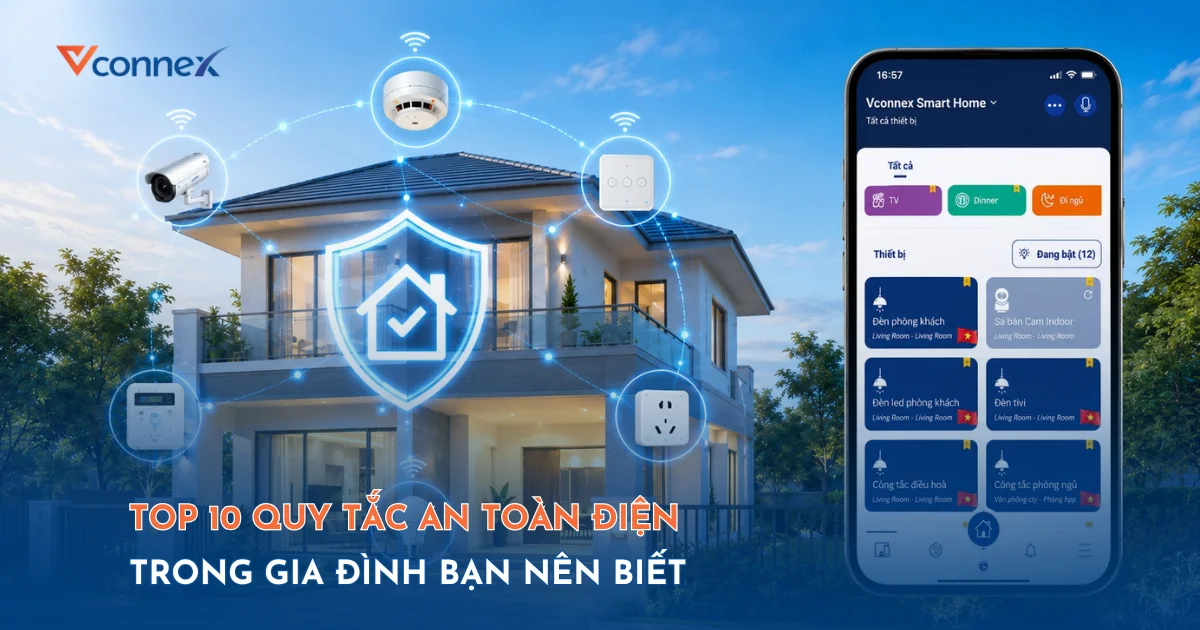 Top 10 quy tắc an toàn điện trong gia đình bạn nên biết