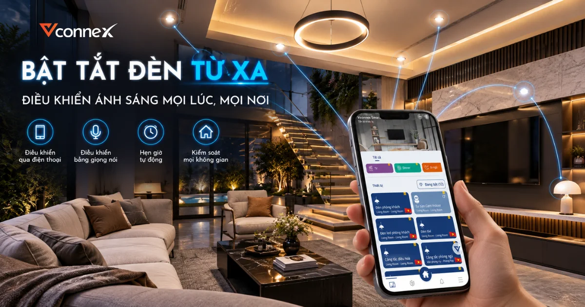 Bật tắt đèn từ xa là gì? Các thiết bị bật tắt đèn từ xa phổ biến