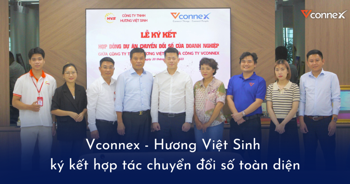 Vconnex - Hương Việt Sinh hợp tác chuyển đổi số toàn diện
