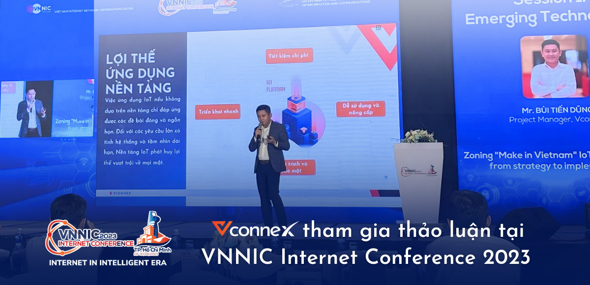 Vconnex tham dự VNNIC Internet Conference 2023